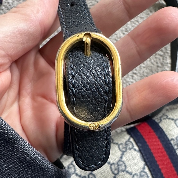 Vintage Gucci Ophidia Sherry Line Blue Crossbody Bag - Picture 13 of 16